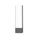 Accord 465 Clean 2-lt 19" Tall LED Wall Light, E26 Base - Organic Lead Grey