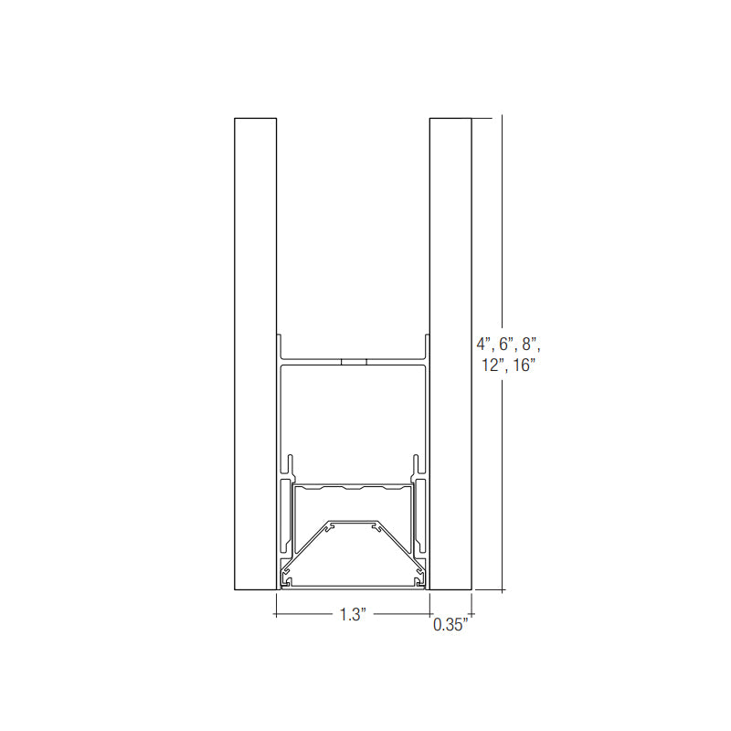 Elite OMLS-D-STANZA-SOFT 1" SoftSense LED Suspended Linear, Direct