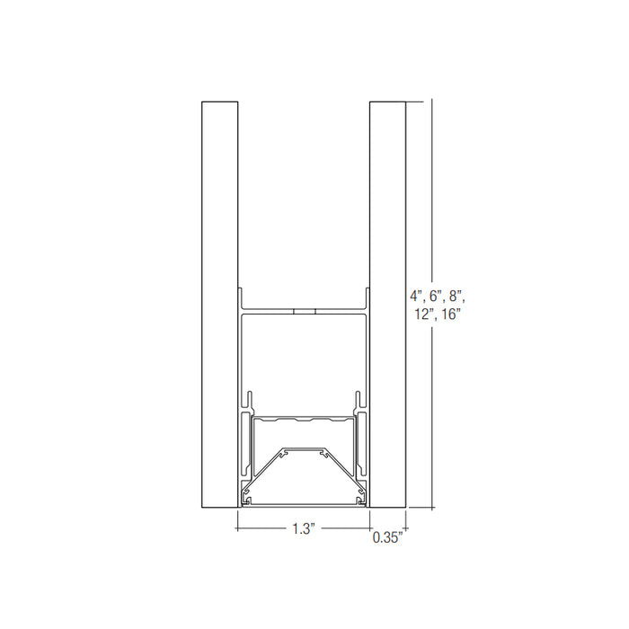 Elite OMLS-D-STANZA-SOFT 1" SoftSense LED Suspended Linear, Direct
