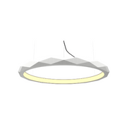 Accord 1355 Facet 1-lt 32" LED Pendant - Organic White