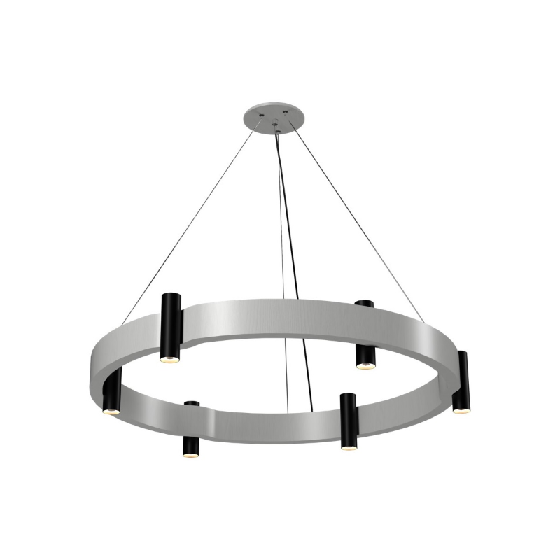 Accord 1497 Flow 12-lt 24" LED Pendant - Organic White