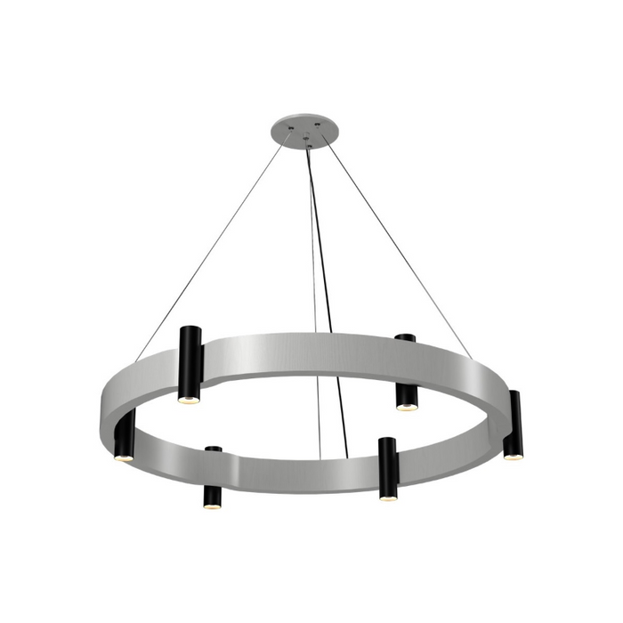 Accord 1497 Flow 12-lt 24" LED Pendant - Organic White