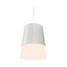 Accord 264 Conical 1-lt 11" LED Pendant, E26 Base - Organic White