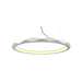 Accord 1354 Facet 1-lt 24" LED Pendant - Organic White