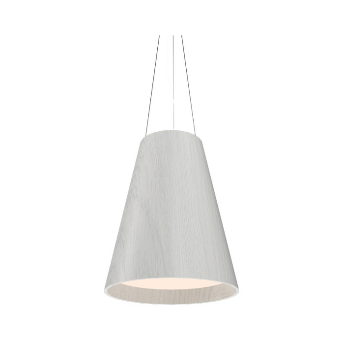Accord 1146 Conical 1-lt 20" LED Pendant - Organic White