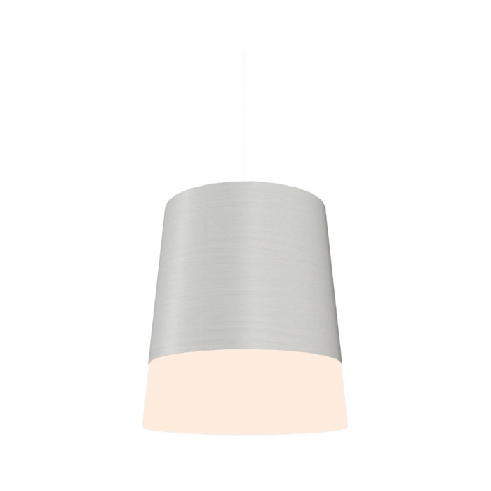 Accord 1100 Conical 1-lt 6" LED Pendant, E26 Base - Organic White