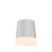 Accord 1100 Conical 1-lt 6" LED Pendant, E26 Base - Organic White