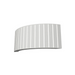 Accord 4039 Slatted 2-lt 16" LED Wall Light, E26 Base - Organic White
