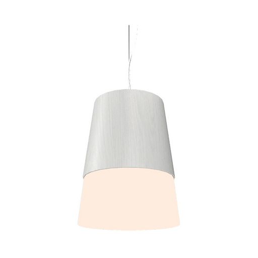 Accord 264 Conical 1-lt 11" LED Pendant - Organic White