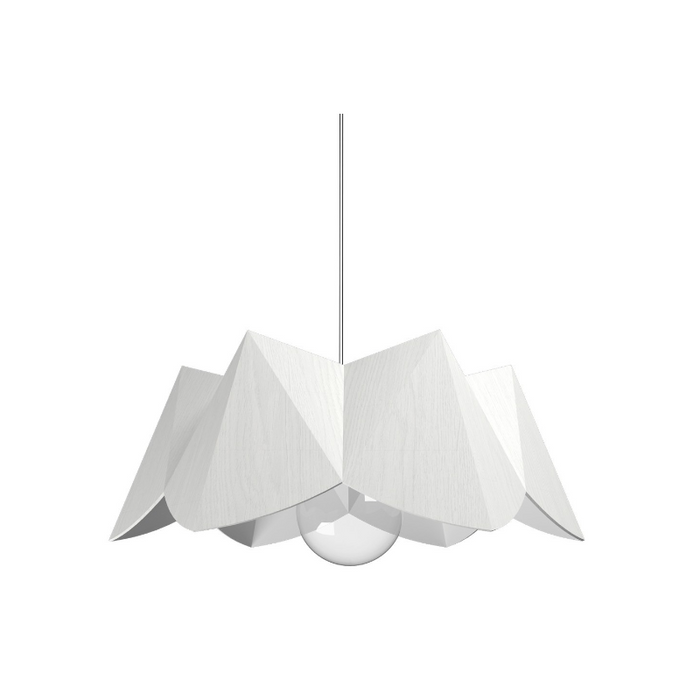 Accord 1283 Physalis 1-lt 18" LED Pendant - Organic White