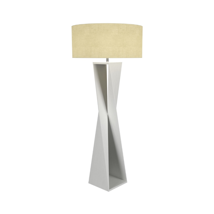Accord 3029 Spin 1-lt 65" Tall LED Floor Lamp - Organic White