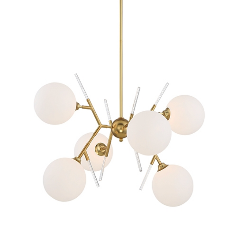 George Kovacs P1486 Polares 6-lt 28" Chandelier