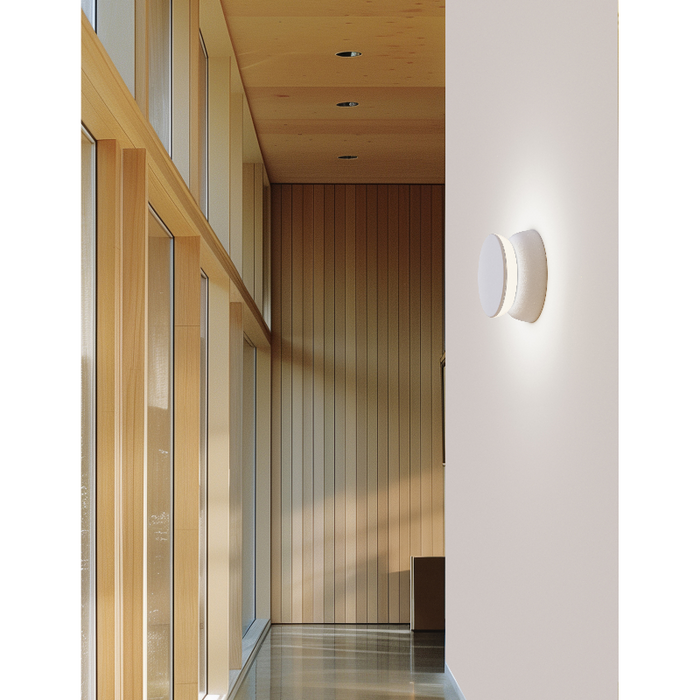 Pablo Designs Totem Puck LED Wall Sconce, 3CCT Selectable