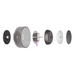 Pablo Designs Totem LED Wall Sconce, 3CCT Selectable
