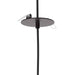 Dals PDC18-CC Nova 1-lt 18" LED Cylindrical Hanging Pendant with Flat Canopy, 3CCT Selectable - Black