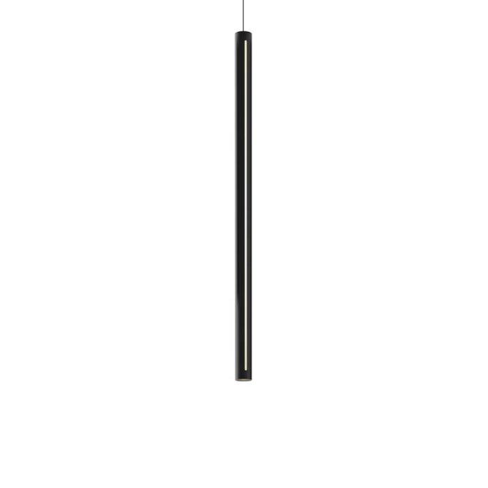Dals PDLED120-48 1-lt 48" LED Cylindrical Pendant, 3CCT Selectable - Black
