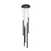 Dals PDLED120-5 5-lt 22" LED Cylindrical Pendant Cluster, 3CCT Selectable - Black
