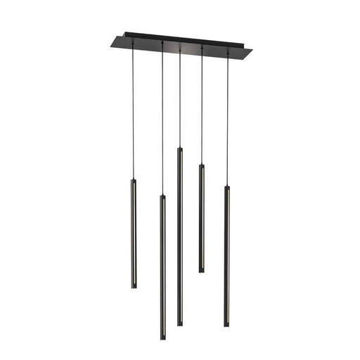 Dals PDLED120-55Q 5-lt 47" LED Cylindrical Pendant Rectangular Cluster, 3CCT Selectable