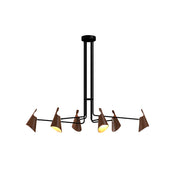 Accord 1447 Balance 6-lt 61" LED Pendant-Imbuia