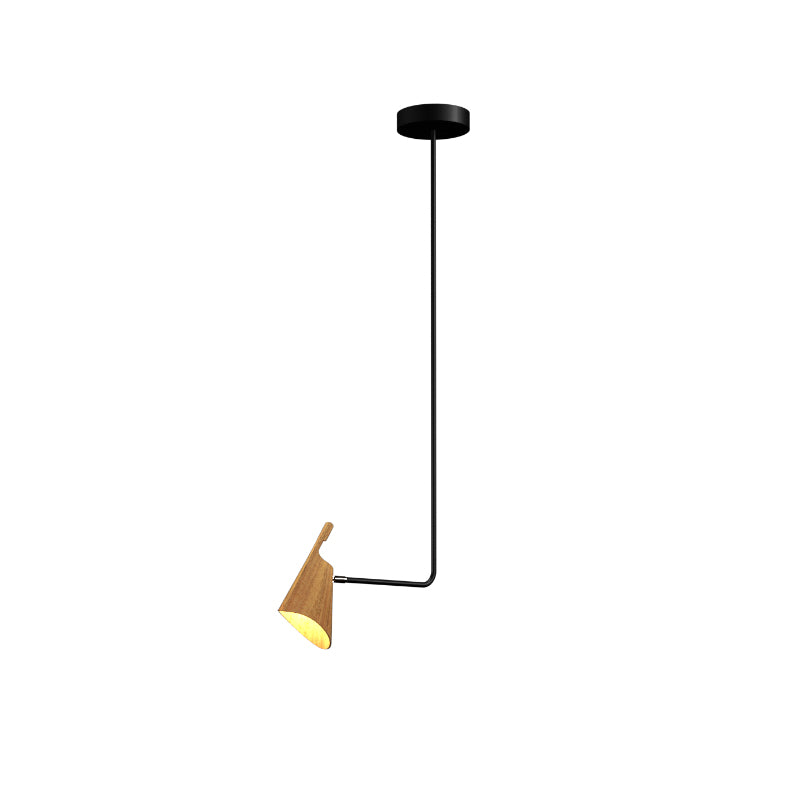 Accord 1445 Balance 1-lt 7" LED Pendant-Louro Freijo