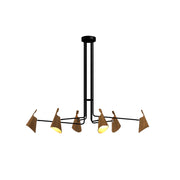 Accord 1447 Balance 6-lt 61" LED Pendant-Louro Freijo