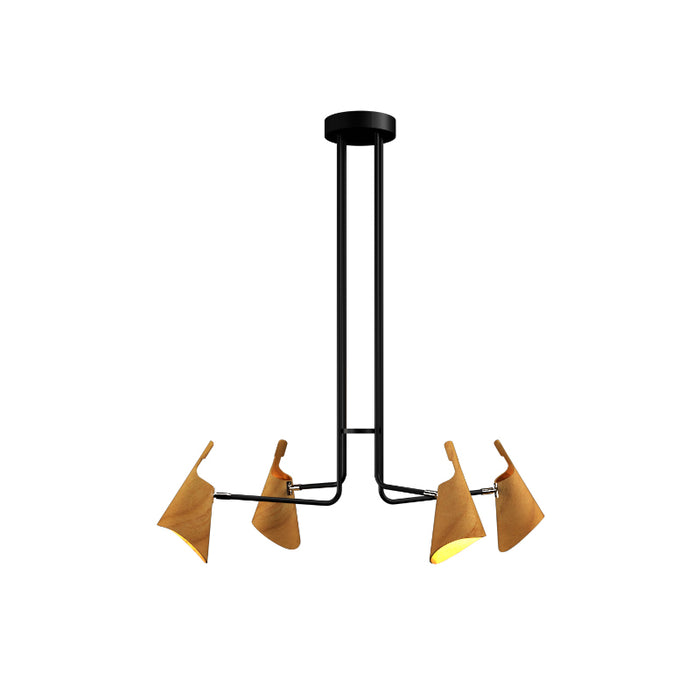 Accord 1446 Balance 4-lt 40" LED Pendant-Teak