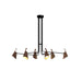 Accord 1447 Balance 6-lt 61" LED Pendant-American Walnut