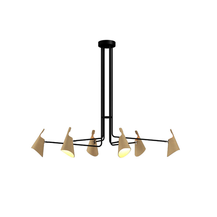Accord 1447 Balance 6-lt 61" LED Pendant-Maple