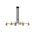 Accord 1447 Balance 6-lt 61" LED Pendant-Maple