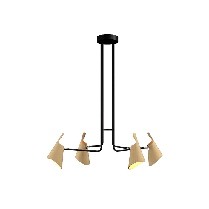 Accord 1446 Balance 4-lt 40" LED Pendant-Maple