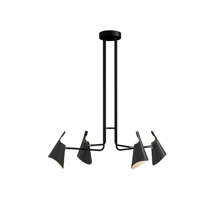Accord 1446 Balance 4-lt 40" LED Pendant-Lead Grey