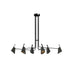 Accord 1447 Balance 6-lt 61" LED Pendant-Charcoal