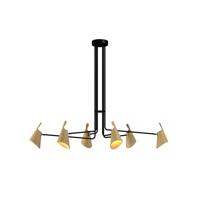 Accord 1447 Balance 6-lt 61" LED Pendant-Sand