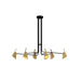 Accord 1447 Balance 6-lt 61" LED Pendant-Sand