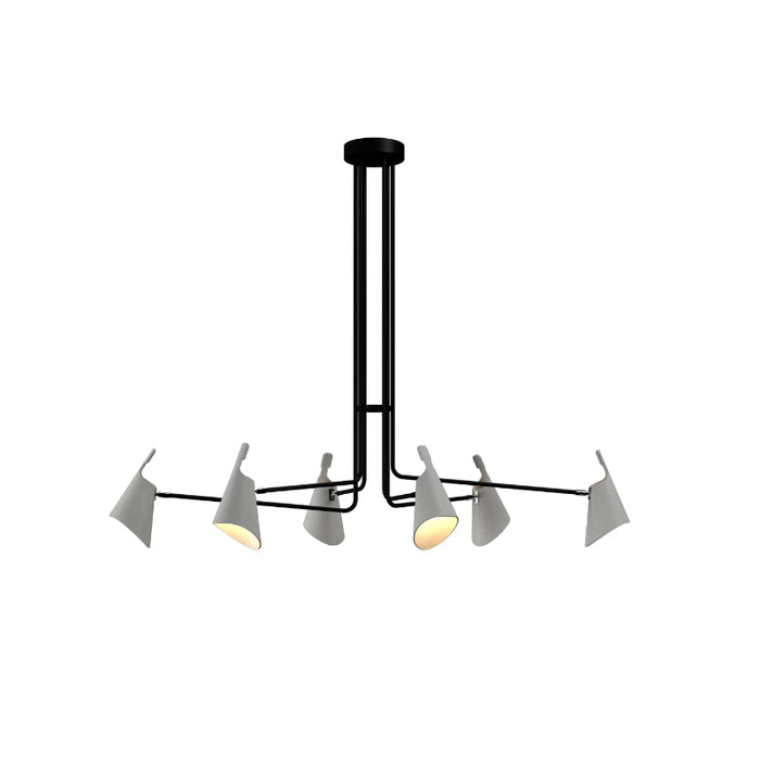 Accord 1447 Balance 6-lt 61" LED Pendant-Organic White