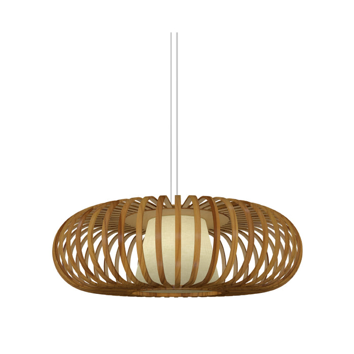 Accord 1496 Balloon 1-lt 32" LED Pendant-Teak