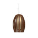 Accord 303 Barril 1-lt 8" LED Pendant-Imbuia