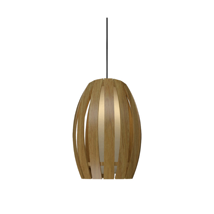 Accord 303 Barril 1-lt 8" LED Pendant-Louro Freijo