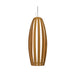 Accord 304 Barril 1-lt 10" LED Pendant-Teak