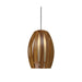 Accord 303 Barril 1-lt 8" LED Pendant-Teak