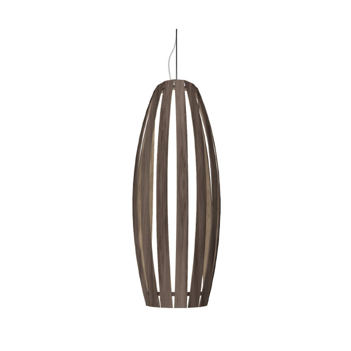Accord 304 Barril 1-lt 10" LED Pendant-American Walnut