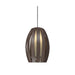 Accord 303 Barril 1-lt 8" LED Pendant-American Walnut