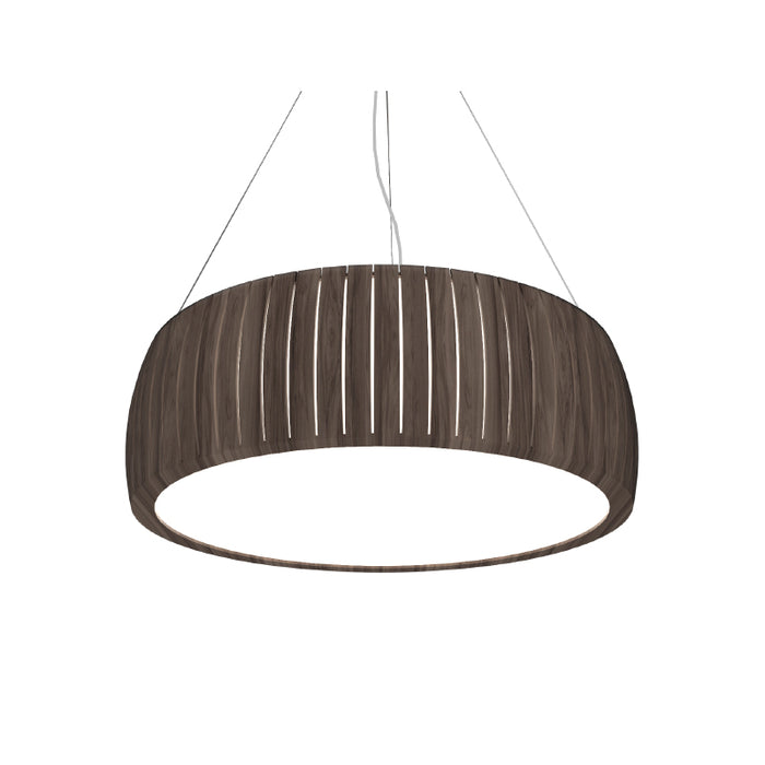 Accord 1110 Barril 1-lt 20" LED Pendant-American Walnut