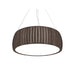 Accord 1110 Barril 1-lt 20" LED Pendant-American Walnut
