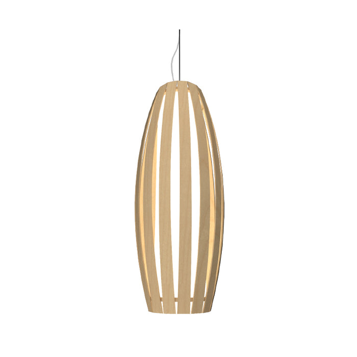 Accord 304 Barril 1-lt 10" LED Pendant-Maple