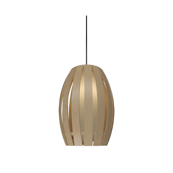 Accord 303 Barril 1-lt 8" LED Pendant-Maple