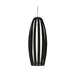Accord 304 Barril 1-lt 10" LED Pendant-Charcoal