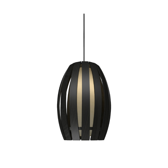 Accord 303 Barril 1-lt 8" LED Pendant-Charcoal