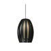 Accord 303 Barril 1-lt 8" LED Pendant-Charcoal