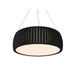 Accord 1111 Barril 3-lt 24" LED Pendant-Charcoal